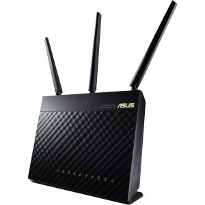 ASUS AC1900 Wireless Dual Band (5GHz + 2.4GHz) Gigabit Wi-Fi Router [RT-AC68U] Ultra-Fast 802.11ac 1900 Mbps Speed, 5X Gigabit LAN Ports, Broadcam TurboQAM Wi-Fi Acceleration, AiProtection Security