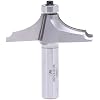 Whiteside 3302 Table Edge Thumbnail & Bead Router Bit: 1 Inch Profile Width, 2-1/2 Inch Large Diameter, 3/4 Inch Cutting Length, 1/2 Inch Shank, 2-1/2 Inch Overall Length, B3 Bearing