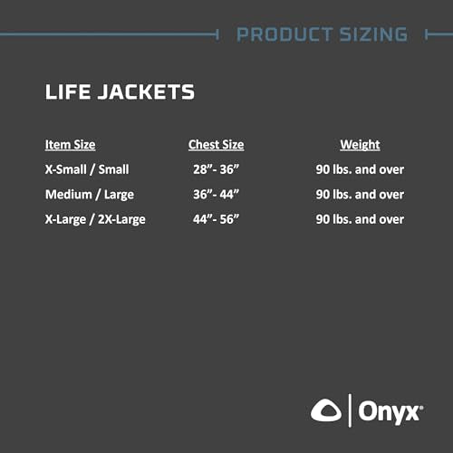 Onyx U.S. Coast Guard and Transport Canada Approved MoveVent Dynamic Paddle Vest for Adults for Kayaking, Canoeing, Stand Up Paddleboarding
