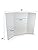Flipside Products 36” x 48” Project Boards for Presentations, Science Fair, School Projects, Event Displays and Trifold Picture Board, Proudly Made in USA - White - 4 Pack