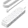 20 Outlet Power Strip with USB C,6Ft Extension Cord with Multiple Outlets, 2700 Joules Surge Protector,1875W/15A, ETL Listed for Home Office Dorm Gaming (White, 6FT)