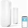 WiFi Door Sensor Window Detector: Smart Window Contact Sensor, Wireless Magnetic Door Open Detector with Free Notification Alerts, Compatible with Alexa Google Assistant (1-Pack)