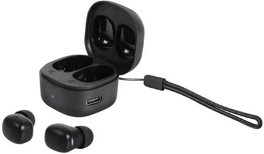 Wireless Earbuds for Small Ears, Compact Ear Buds for Kids & Teens, 2.5g Ultra-Light, Coin-Sized Charging Case, Bluetooth 5.4 Earphones for Workout &Outdoor, Laptop Pad Phones Compatible, Black