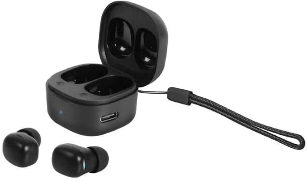 Wireless Earbuds for Small Ears, Compact Ear Buds for Kids & Teens, 2.5g Ultra-Light, Coin-Sized Charging Case, Bluetooth 5.4 Earphones for Workout &Outdoor, Laptop Pad Phones Compatible, Black