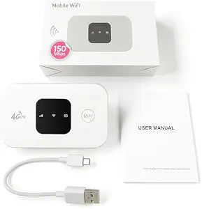 Mobile Hotspot, Portable Travel Router 300Mbps High Speed SIM Card (Not Provide) Hotspot Device 4G Strong Coverage Mobile Internet Router for Car Home Office Travel