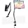 iPad Mount for Desk Aluminum Alloy Tablet Stand Foldable Overhead Arm Holder Mount Fits for 4.7-15.6" Screen Phone,Kindle,Fire HD,Monitor,iPad,Galaxy Tab Series (Gray)