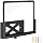 Universal Tablet Wall Mount for 7 to 13 Inch Screen, Wall Mount for iPad Air/Mini/Pro, Samsung Galaxy Tab/Android Tablets, Kindle, Adjustable Length Black Bracket, Includes All Mounting Screws