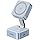 UGREEN MagFlow Qi2 25W MagSafe Compatible 2-in-1 Foldable Charging Station