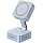 UGREEN MagFlow Qi2 25W MagSafe Compatible 2-in-1 Foldable Charging Station