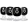2K Wired Security Camera, Indoor/Outdoor for Home, Pet, Baby, Nanny, IP65 Waterproof Color Night Vision, White Light & Siren, Recording, Motion Detection, Works with Alexa,Plug in, White-4P