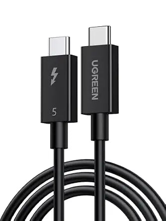 UGREEN Thunderbolt 5 Cable 80Gbps, Intel Certified, 240W PD3.1, 3.3ft