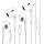 2Pack USB C Headphones Wired USBC Earbuds for iPhone 17 16 15 Pro Max