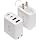 4USB Ports Gan 40W Foldable Charger 2 Pack - Compact USB-C & USB-A Fast Charger with Smart Power Output for Safe Charging- Charging Block compatible with Apple, Android & Google Devices Simultaneously