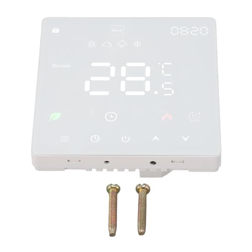 Touch Smart Thermostat Electric Floor Heat Temperature Control Switch AC 90‑240V