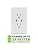 Leviton 30W (6A) USB Dual Type-C/C Power Delivery In-Wall Charger with 15A Tamper-Resistant Outlet, USB Charger for Smartphones, Tablets, Laptops, T5635-W, White