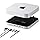 Satechi Mac Studio M5 Hub & Stand with NVMe SSD Enclosure, Silver