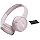 JBL Tune 510BT: Wireless Bluetooth On-Ear Headphones with Purebass Sound - with Cleaning Cloth (Rose, Standard), JBLT510BT-Black-Cloth