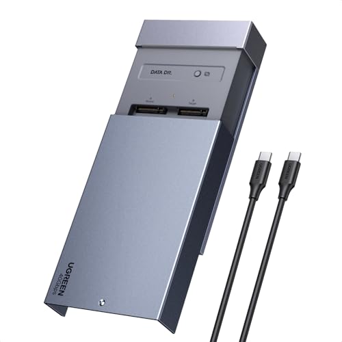 UGREEN 40Gbps Dual-Bay M.2 NVMe SSD Cloner with Software Raid