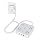 TESSAN Surge Protector Flat Extension Cord 5Ft, Flat Plug Power Strip