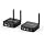 5.8GHz&5.2GHz Dual-Band Wireless Audio Transmitter Receiver for TV/PC, 160ft Long Range 0.018s Low Latency with Built-in 2.4G Bluetooth 5.3 Receiver, Wireless Adapter Kit with RCA(3.5mm) Out/Input