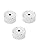 Universal Bullet Security Camera Junction Box Mount Bracket Plastic Rainproof Junction Box Mount Bracket for IP Camera Electric Enclosure, Indoor/Outdoor Wall Cable Junction Base Boxes (3 Pack)