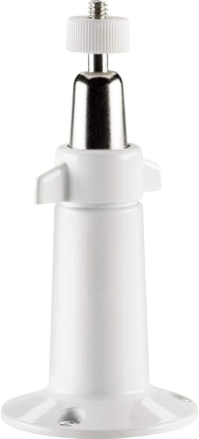 Arlo Adjustable Indoor/Outdoor Mount - Arlo Certified Accessory - Mount to Table, Wall or Ceiling, Works with Essential Spotlight, Pro 5S 2K, Pro 4, Pro 3, Ultra 2, Ultra, Go 2 Cameras, White -VMA1000