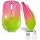 Wireless Mouse,USB-C & USB-A Dual Receiver Silent Rechargeable Mouse,Ergonomic Portable Optical Mouse for MacBook, iPad, Tablet, Laptop, PC–Gradient Pink Green