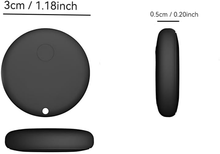 Techloop Living Mini GPS Tracker – No Subscription, Works with Apple Find My (iOS) · 4-Pack