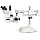Trinocular Stereo Zoom Microscope 3.5X-90X, Dbl-Arm Boom