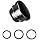 Aluminum Cigarette Lighter Socket Cover Cap. Universal Waterproof Dustproof Plug for Car Power Port Outlet（black）