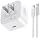40W USB C Fast Charger, Flat Foldable Wall Charger for iPhone 17/16/15