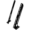 Droppin' Hz Floor & Wall Mount Amplifier Rack, Compact Laser-Cut Steel Audio Equipment Rack for Car Audio Sound System, Black Powder Coated Amps Rack, Racks for Sound Equipment, Amplifier Not Included