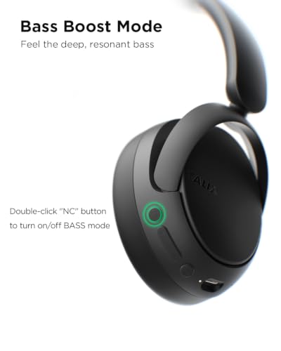 H30 Hi-Res Bluetooth Headphones Wireless Over Ear, Black