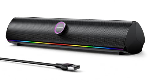 Computer Speakers for Desktop PC, USB Speakers for Gaming, Music