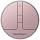 Stylish Mini Round Mouse with Pressure Sensing Reel, Ultra Portable Wireless Mouse Connectivity: Wired, 2.4G and Dual Bluetooth, Rubber Case Included (BT1/BT2-Pink)