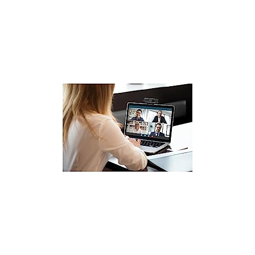CODi Allocco HD 1080P IR Webcam with Windows Hello Facial Recognition, 30FPS USB-A Camera with Built-in Microphone, Auto Low-Light Correction for Video Conferencing & Streaming