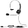 SingleSided USB Corded Headset with Adjustable Microphone Clear Voice Call Monaural Headphone for Office Computer PC Laptop