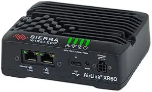 Semtech Airlink XR60 World's Smallest Rugged 5G Router | Dual Ethernet (1 Gbps + 5 Gbps) | Wi-Fi 6 | IP64 Rated | TAA Compliant | 1105233