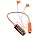 Wireless Neckband Bluetooth Headphones, 5.4 Bluetooth Earphones with 10mm Driver, Karaoke Ear Return, LED Digital Display, Sweatproof Sports Earbuds with Microphone for Running (Orange)
