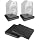 for 5''- 8'' Studio Monitor Speaker Noise Isolation Pads 3-Layer Acoustic Stand Riser Foam Subwoofer Isolation Pad Audio Vibration Platform Stabilizer