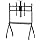 Smart Board Stand with Wheels, Fits 55/65/75/86 Inch