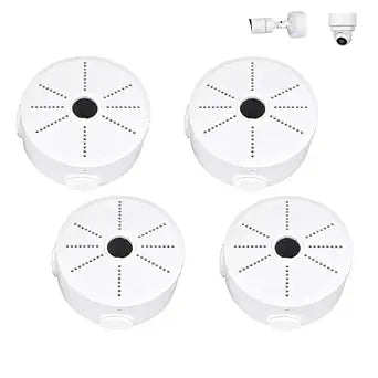2026 New Security Camera Junction Box, Wall/Ceiling Mount for Indoor/Outdoor Camera, Weatherproof Cable Management Mount for Bullet Dome IP Cameras & Solar Panels. (4)