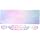 Gaming Desk Mat with Keyboard Wrist Rest Set, 4 in 1 Mouse Pad Set