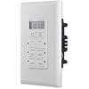myTouchSmart In-Wall Digital Timer, 4 Programmable On/Off Buttons, 2 Easy On/Off Buttons, 24 Hour Daily Cycles, Blue LED Indicators, with Battery Backup, for Indoor/Outdoor Lights, Fans, 26893
