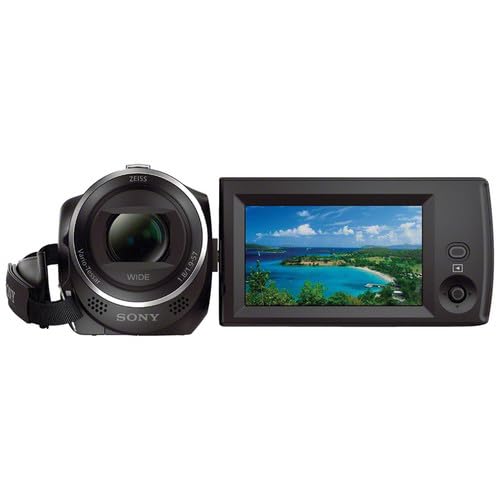 Sony HDR-CX405 HD Handycam(HDRCX405/B)+LED Light Case+Commander Starter Kit+64 GIG Memory Card+LED Light+Tripod(13PC) Bundle
