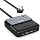 100W Max Travel Power Strip, 5ft Extension Cord USBC Charging Station