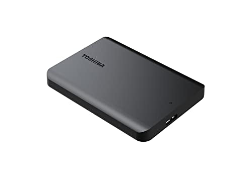 Toshiba Canvio Basics 1TB Portable External Hard Drive USB 3.0, Black - HDTB510XK3AA