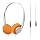 SNOWSKY FiiO Wind PRO Lightweight On-Ear Headphones, 77g, 40mm Dynamic Driver, Semi-Open Hi-Fi Sound, Retro Design, 3.5mm Wired Headphones with in-Line Controls (Silver)