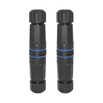LC Optical Fiber Waterproof Connector, LC Fiber Optic Cable Extender, IP68 LC to LC Fiber Optic Cable Coupler Duplex Fiber Optic Panel Adapter Coupler (2 PCS Female)