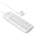 Amazon Basics 12-Outlet Surge Protector Power Strip, 4000 Joules, 8ft Extension Cord, Rectangle, for Home, Office, Gaming Room, White